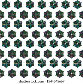 Seamless vector pattern. Background texture in geometric ornamental style.