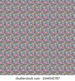 Seamless vector pattern. Background texture in geometric ornamental style.