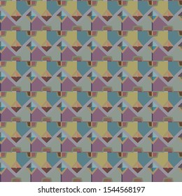 Seamless vector pattern. Background texture in geometric ornamental style.