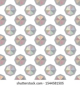 Seamless vector pattern. Background texture in geometric ornamental style.