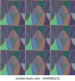 Seamless vector pattern. Background texture in geometric ornamental style.