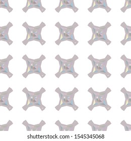 Seamless vector pattern. Background texture in geometric ornamental style.