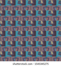 Seamless vector pattern. Background texture in geometric ornamental style.