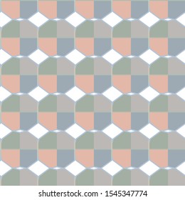 Seamless vector pattern. Background texture in geometric ornamental style.