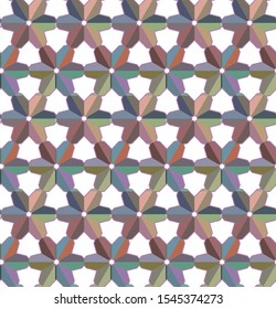 Seamless vector pattern. Background texture in geometric ornamental style.