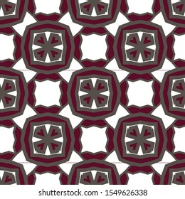 Seamless vector pattern. Background texture in geometric ornamental style.