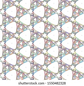 Seamless vector pattern. Background texture in geometric ornamental style.
