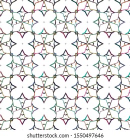 Seamless vector pattern. Background texture in geometric ornamental style.