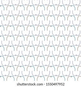 Seamless vector pattern. Background texture in geometric ornamental style.