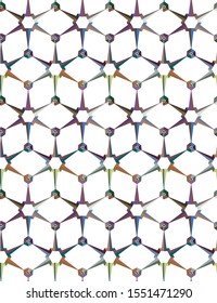 Seamless vector pattern. Background texture in geometric ornamental style.