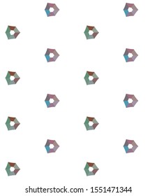 Seamless vector pattern. Background texture in geometric ornamental style.