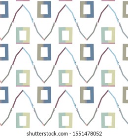 Seamless vector pattern. Background texture in geometric ornamental style.