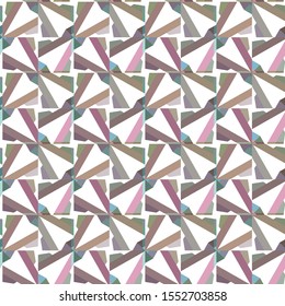 Seamless vector pattern. Background texture in geometric ornamental style.