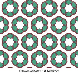 Seamless vector pattern. Background texture in geometric ornamental style.