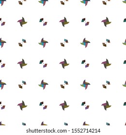 Seamless vector pattern. Background texture in geometric ornamental style.