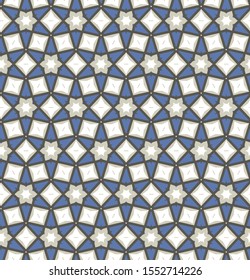 Seamless vector pattern. Background texture in geometric ornamental style.