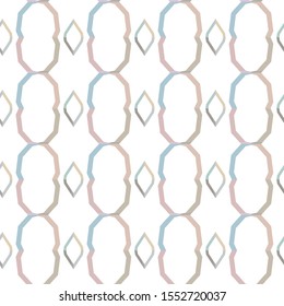 Seamless vector pattern. Background texture in geometric ornamental style.
