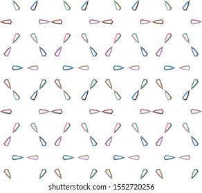 Seamless vector pattern. Background texture in geometric ornamental style.