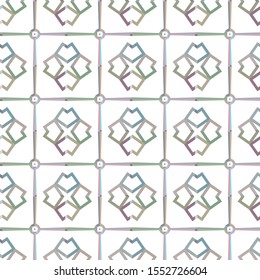 Seamless vector pattern. Background texture in geometric ornamental style.
