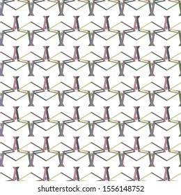 Seamless vector pattern. Background texture in geometric ornamental style.