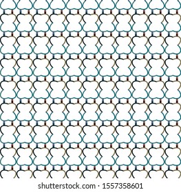 Seamless vector pattern. Background texture in geometric ornamental style.