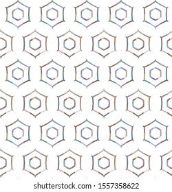 Seamless vector pattern. Background texture in geometric ornamental style.