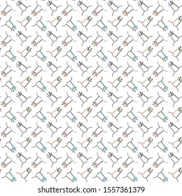 Seamless vector pattern. Background texture in geometric ornamental style.