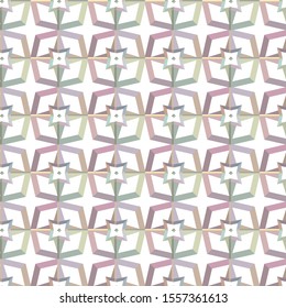 Seamless vector pattern. Background texture in geometric ornamental style.