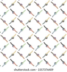 Seamless vector pattern. Background texture in geometric ornamental style.