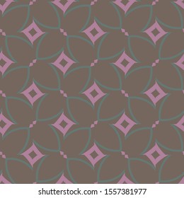 Seamless vector pattern. Background texture in geometric ornamental style.