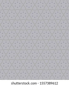 Seamless vector pattern. Background texture in geometric ornamental style.