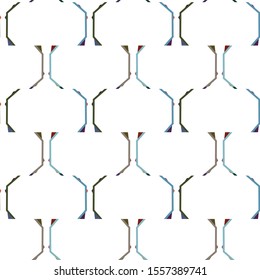 Seamless vector pattern. Background texture in geometric ornamental style.