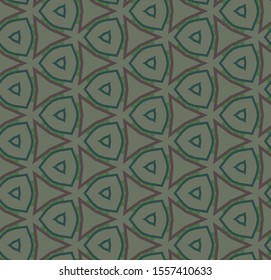 Seamless vector pattern. Background texture in geometric ornamental style.