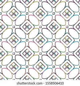 Seamless vector pattern. Background texture in geometric ornamental style.