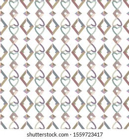 Seamless vector pattern. Background texture in geometric ornamental style.