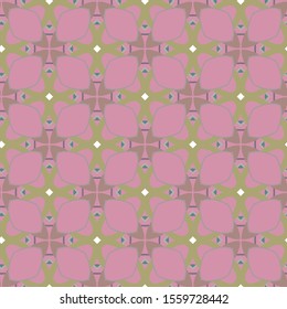 Seamless vector pattern. Background texture in geometric ornamental style.