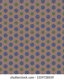 Seamless vector pattern. Background texture in geometric ornamental style.