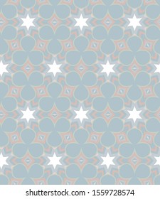 Seamless vector pattern. Background texture in geometric ornamental style.