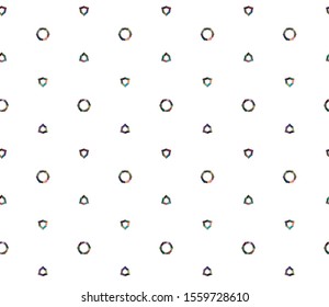Seamless vector pattern. Background texture in geometric ornamental style.