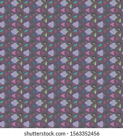 Seamless vector pattern. Background texture in geometric ornamental style.