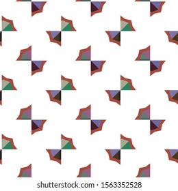 Seamless vector pattern. Background texture in geometric ornamental style.
