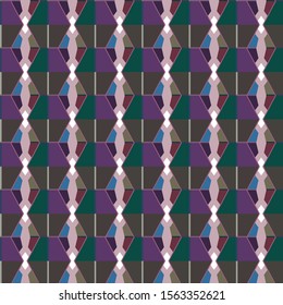 Seamless vector pattern. Background texture in geometric ornamental style.