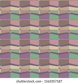 Seamless vector pattern. Background texture in geometric ornamental style.