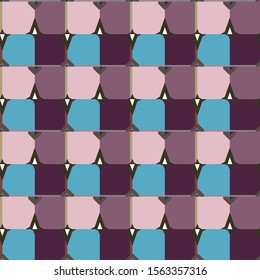 Seamless vector pattern. Background texture in geometric ornamental style.