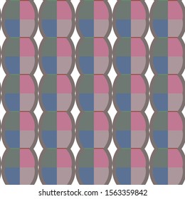 Seamless vector pattern. Background texture in geometric ornamental style.