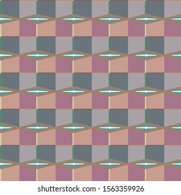 Seamless vector pattern. Background texture in geometric ornamental style.