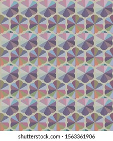 Seamless vector pattern. Background texture in geometric ornamental style.