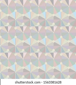 Seamless vector pattern. Background texture in geometric ornamental style.