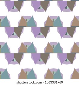 Seamless vector pattern. Background texture in geometric ornamental style.