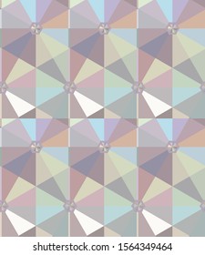 Seamless vector pattern. Background texture in geometric ornamental style.